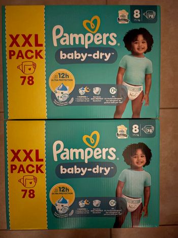 Couches Pampers Taille 8 Neuf 