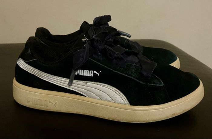 Baskets »Puma »noires/bleu marine - photo numéro 3