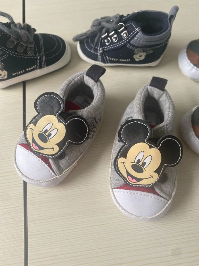3 paires bébé chaussons chaussures - photo numéro 2