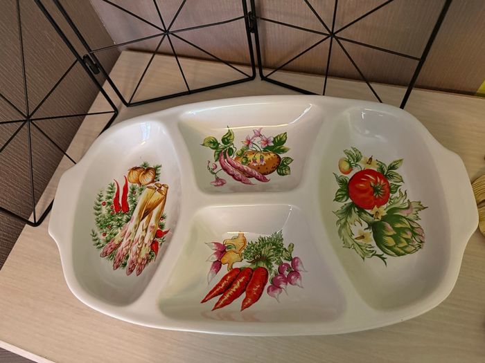 Plat de service motifs légumes - REVOL - photo numéro 3