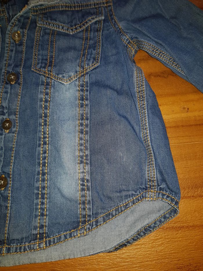 Chemise en jean 3 ans garçon - photo numéro 3
