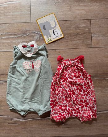 Lot de 2 combinaison short