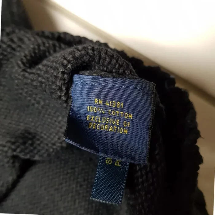 Pull Camionneur half demi zip Ralph Lauren XXL Noir - photo numéro 9