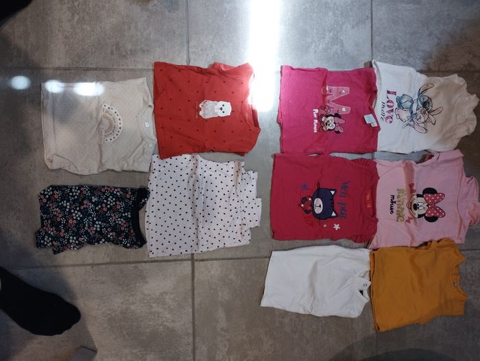 Lot t shirts fille