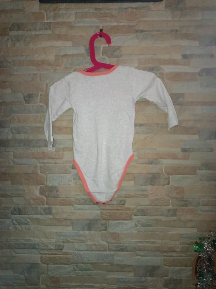 Body gris lapin Tex 18M - photo numéro 2