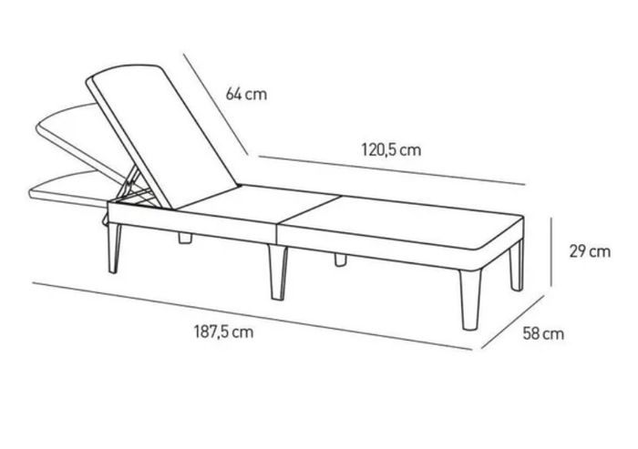 Neuf + livraison offerte 2 Transats + coussins en résine, imitation rotin tressé - photo numéro 3