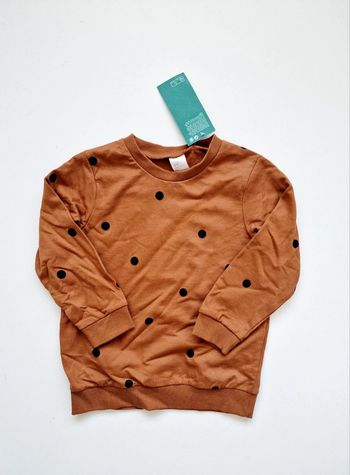 H&M - Pull / sweat manches longues, col rond - Neuf avec étiquette ! (3 ans)
