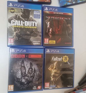 Lot de 4 jeux ps4