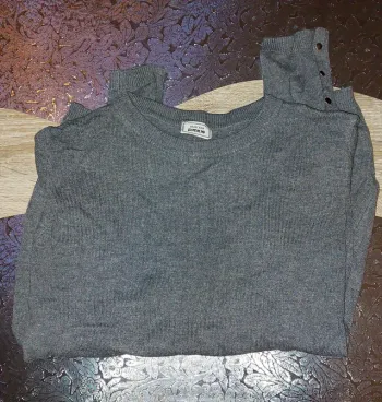 Pull gris foncé