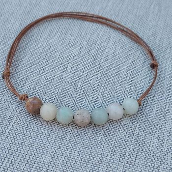 Bracelet en amazonite