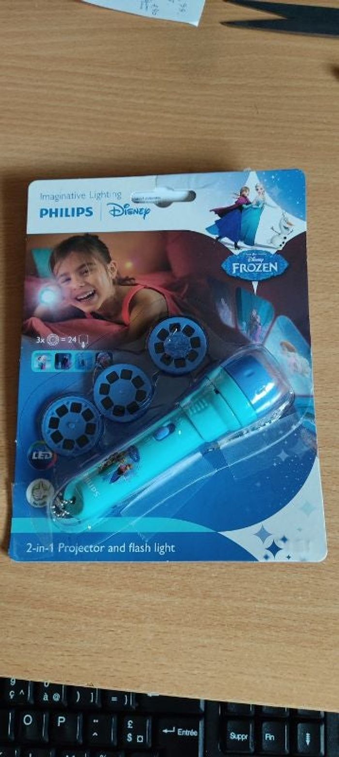 Lampe torche Philips à LED Reine des neiges