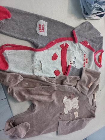 Lot 2 grenouillères bébé garçon