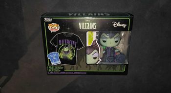 Pack Funko Pop + T-Shirt / Maleficent « Maléfique » 1082 / Villains / Disney / Diamond Spécial
