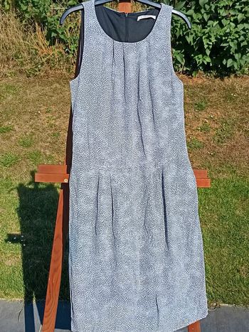 Robe camaïeu léopard gris 36