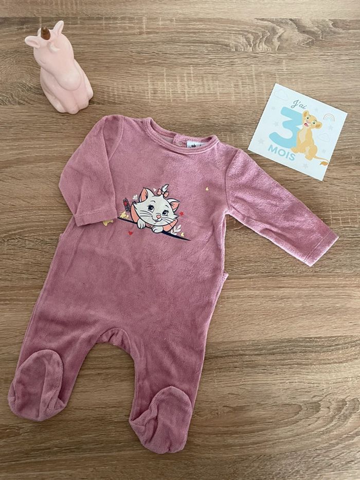 Pyjama velours Disney 3 mois