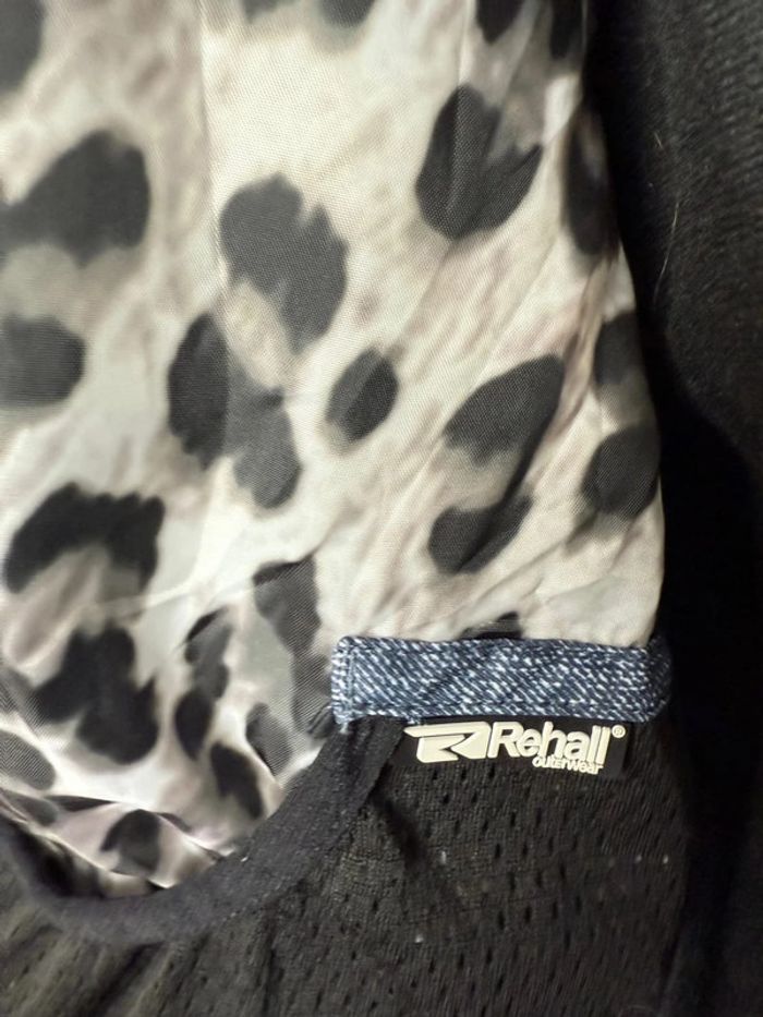 Veste Rehall et ski bleue et léopard comme neuve taille S - photo numéro 9