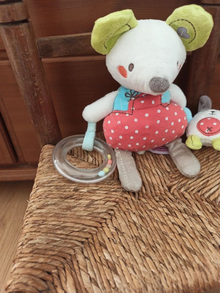 Doudou souris pommette tbe - photo numéro 2