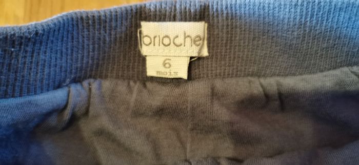 Pantalon velours bleu Brioche 6 mois - photo numéro 4