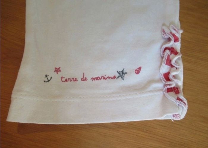 Leggins blanc Terres de Marins 6 ans - photo numéro 2