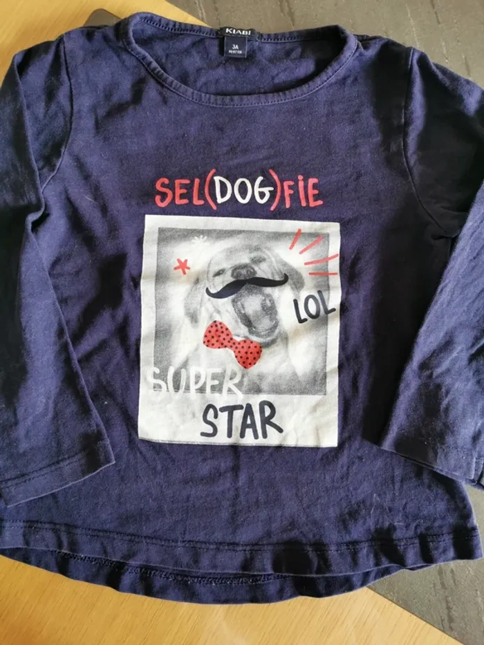 T-shirt manches longues Kiabi 3 ans - photo numéro 2