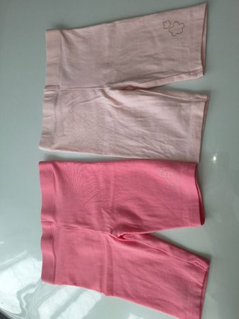 Lot de 2 leggings bébé fille