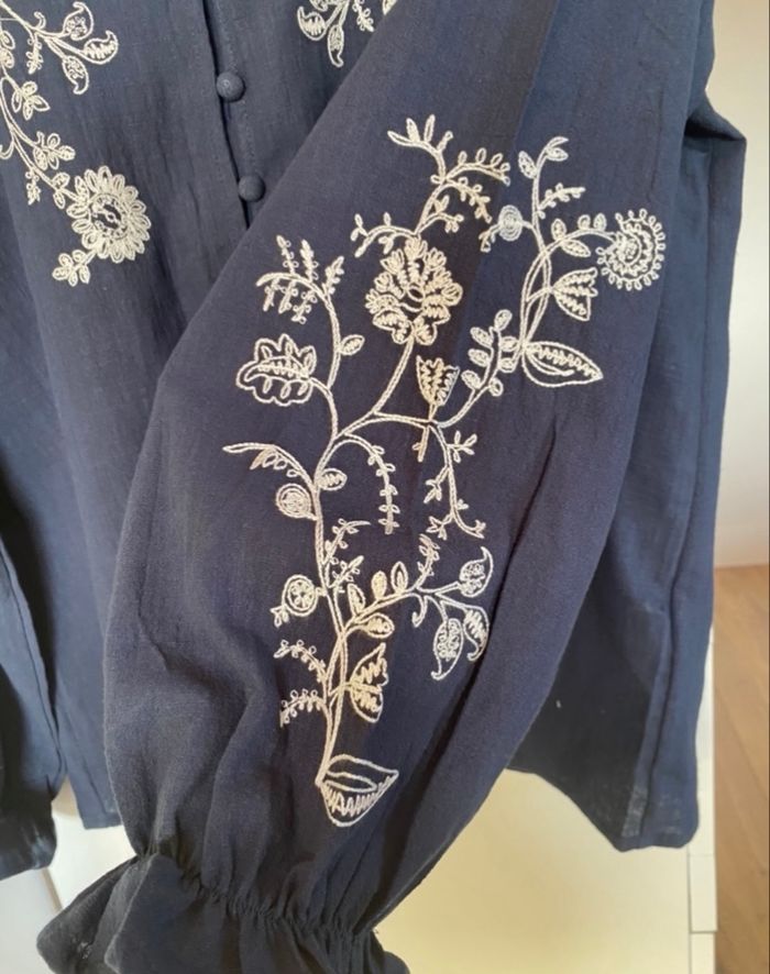 Blouse 100% coton - In April 1996 - Taille S/M - photo numéro 3