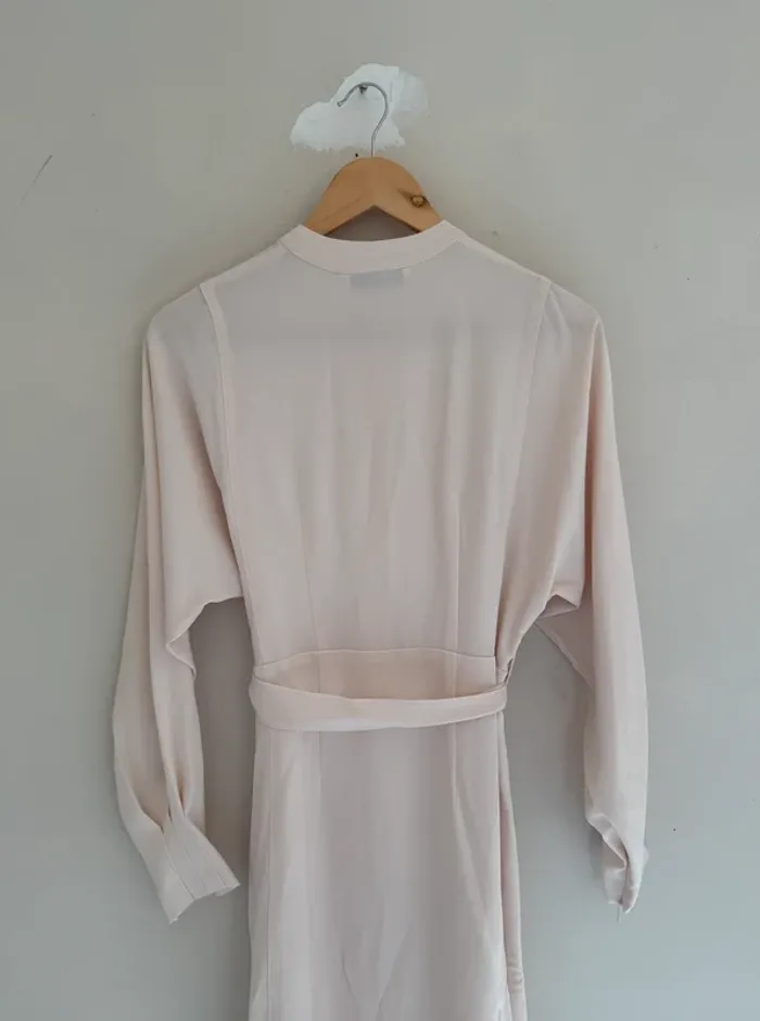 Robe chemisier Mango beige - photo numéro 5