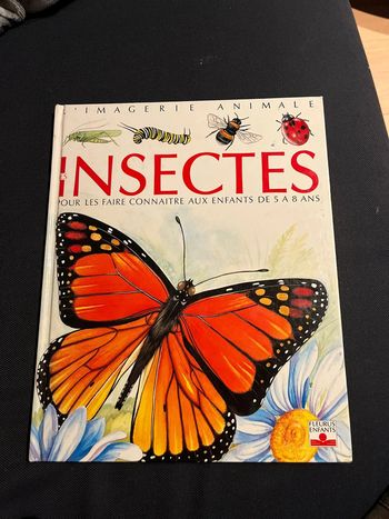 Livre pour enfants la grande imagerie fleurus les insectes