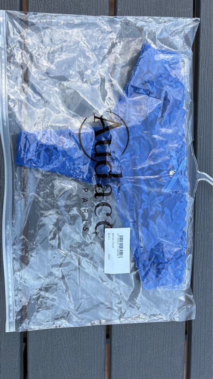 String audace bleu femme taille L - photo numéro 3