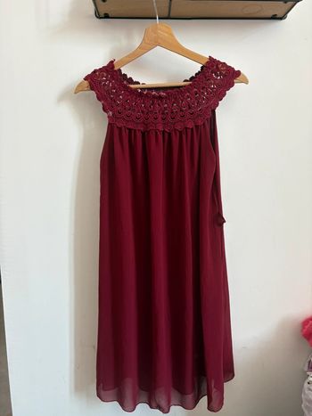 Robe bordeaux T36