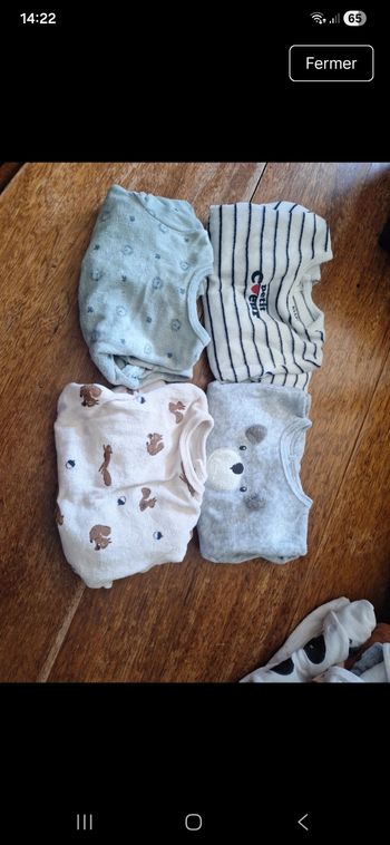 Lot 4 pyjamas 3 mois neuf