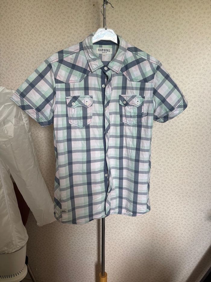 Chemise manche courte taille 40 marque kaporal