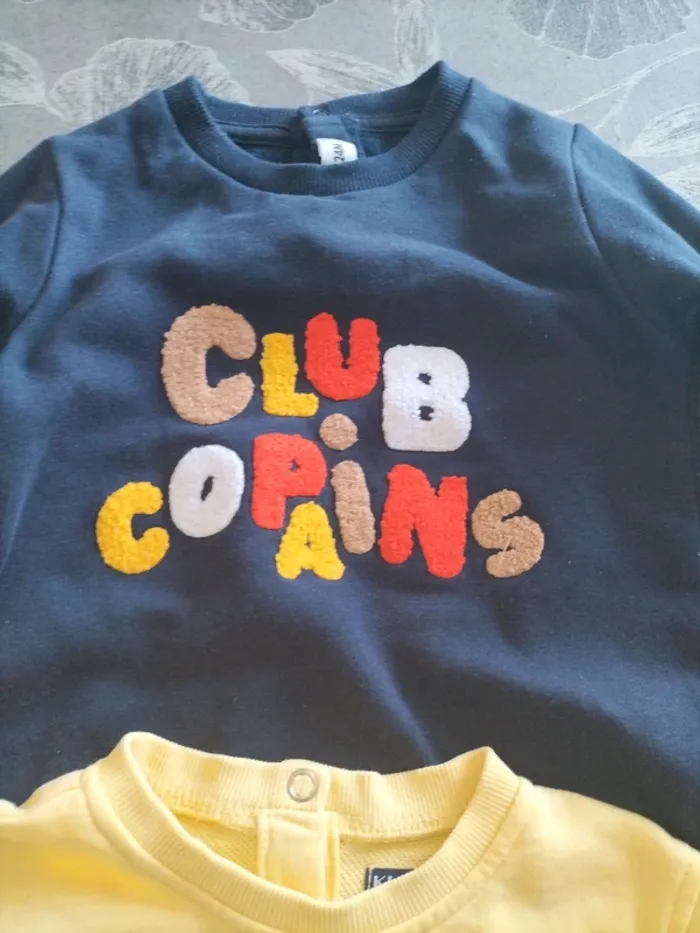 Lot de 2 sweat 24 mois - photo numéro 3