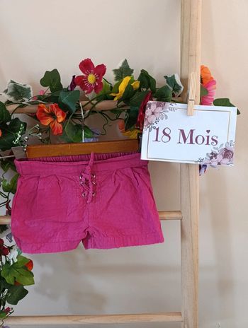 Short rose 18mois fille