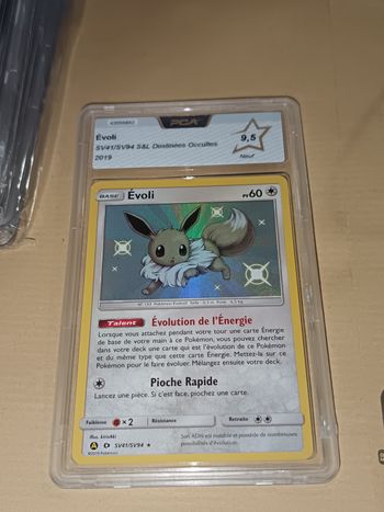 Carte Pokémon evoli sv41/sv94 pca 9,5 - Soleil et lune destinées occultes 
