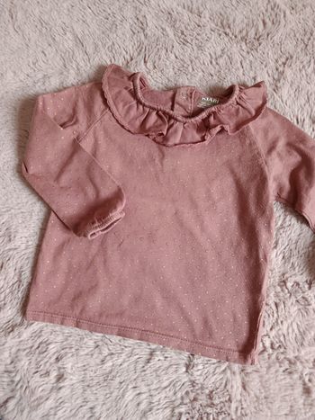 Haut manche longue col claudine - taille 24 mois