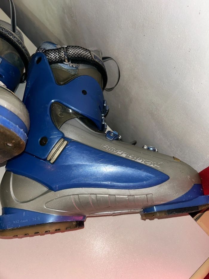 Chaussures de ski bottes de ski bleu rossignol avec paire de gant rossignol - photo numéro 15