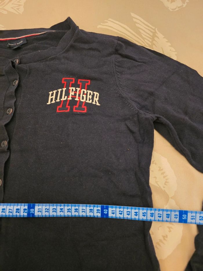 🌟 Gilet noir a bouton Tommy hilfiger homme - Taille  M 🌟 - photo numéro 4