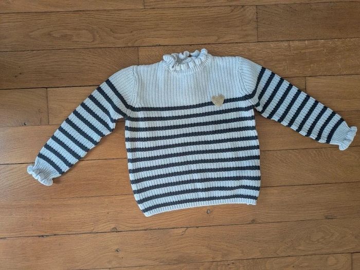 Pull fille 4 ans sergent major idéal mi-saison printemps
