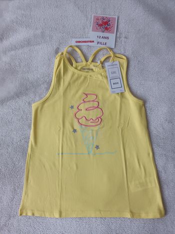 Debardeur 12 ans orchestra neuf