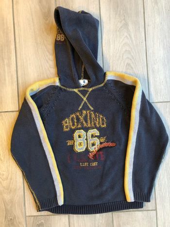 Pull à capuche DPAM 8 ans (128 cm)