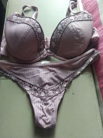 Ensemble lingerie rose