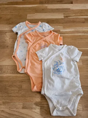 Lot de 3 bodies manches courtes