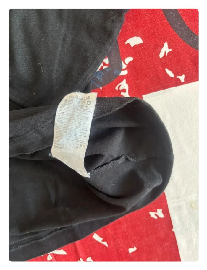 Polo col poitrine moncler femme noir et blanc xs/s - photo numéro 6
