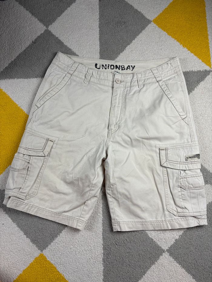 Short cargo Unionbay | Beige | Taille W34 - photo numéro 2