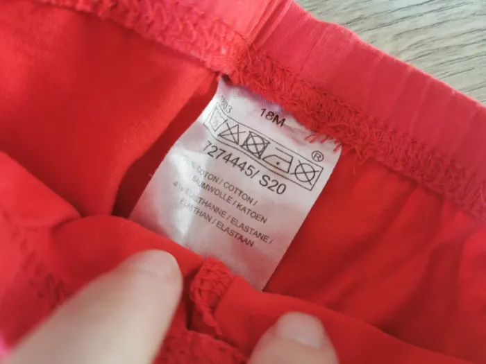 Legging rouge 18 mois - photo numéro 2