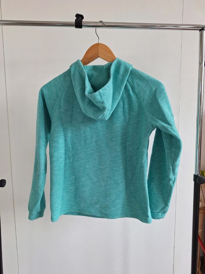 Pull sweat à capuche Trespass vert d'eau, bleu enfant 11/12 ans - photo numéro 2