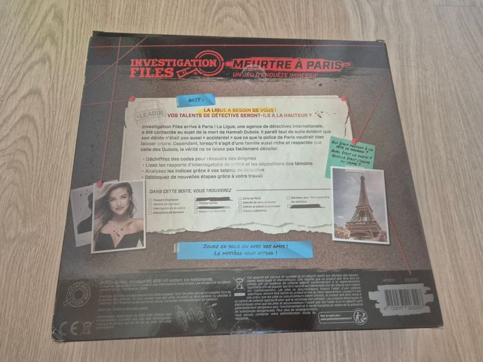 Jeu investigation - photo numéro 2