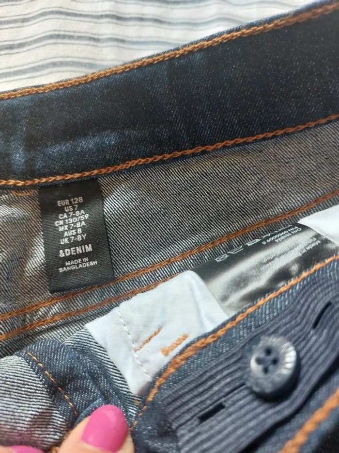 Short en jean bleu brut 128 - photo numéro 2