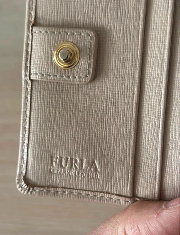 Ensemble sac à main bandoulière et porte monnaie Furla nude - photo numéro 17